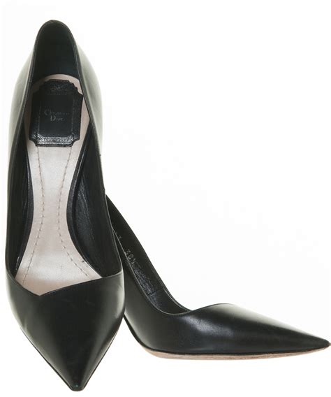 dior black pump|vintage Dior pumps.